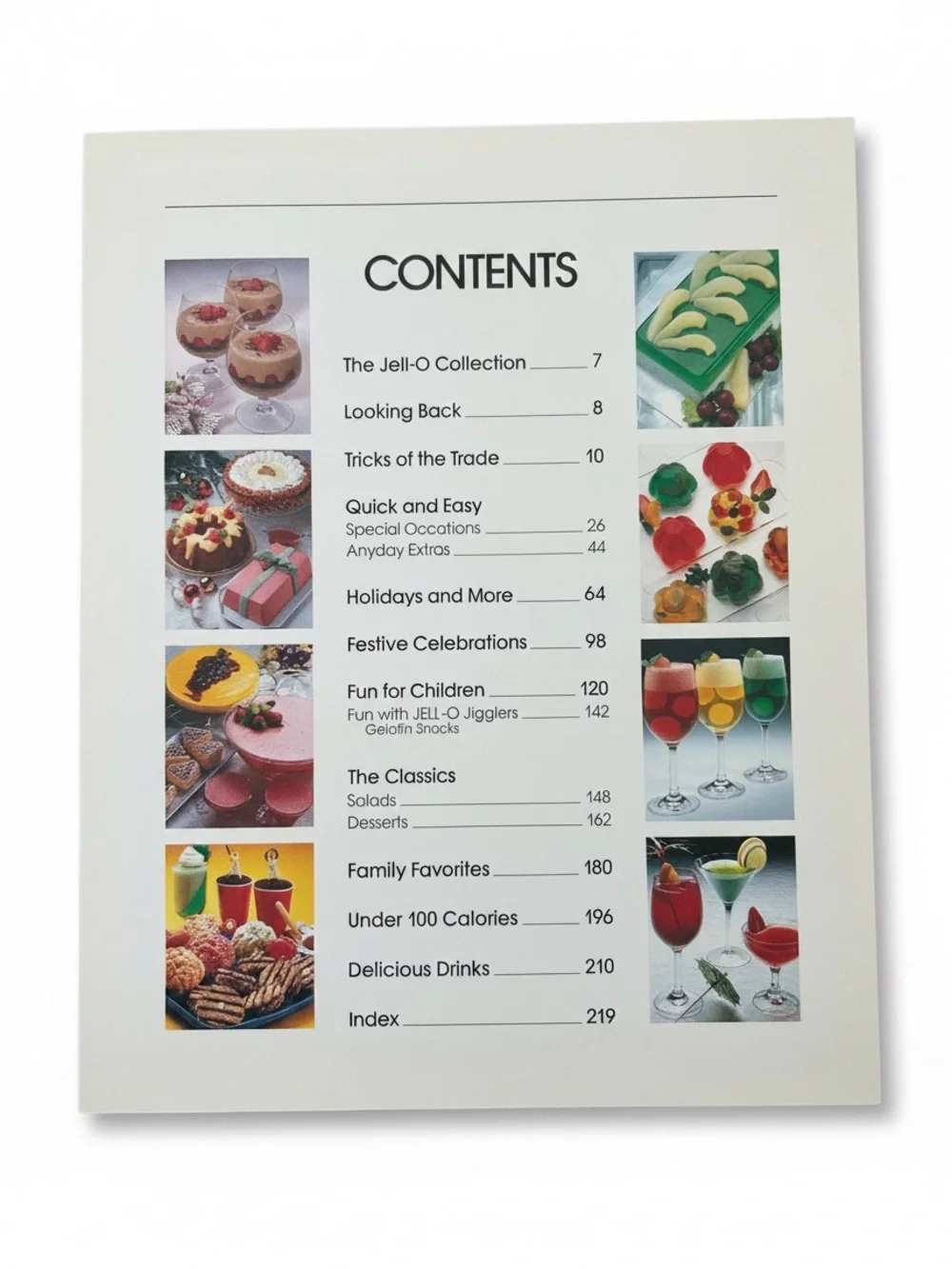 4/$20 Vintage New Joys of JELL-O Cookbook Hardcover Retro Dessert Recipe Book